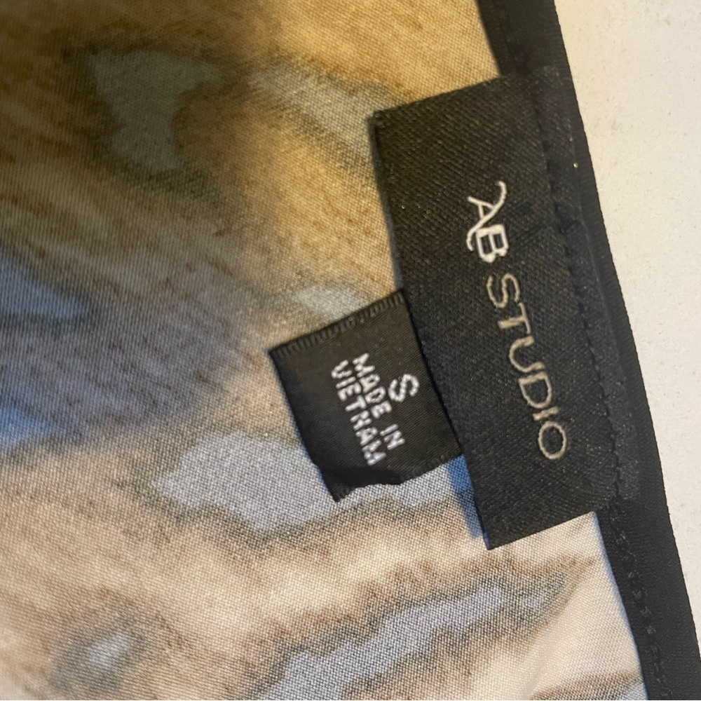 Animal Print AB Studio Brown and Black Scoop Neck Sundress - Picture 8 of 11